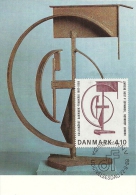 DANEMARK - DANMARK - 1988 -Rogert Jacosen - Hommage à Léon Degand - Cartoline Maximum