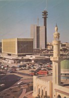 KUWAIT,Telecommunications Centre,  OLD BUS , Old Car, Old Postcard - Koeweit