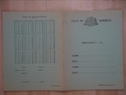 CAHIER SCOLAIRE VILLE DE MARSEILLE PAS UTILISE - Provence - Alpes-du-Sud