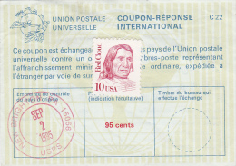 COUPON-REPONSE INTERNATIONAL  /  U.S.A.   -  New Brighton  _ 95 Cent. - Marcophilie