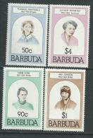 Barbuda N° 507 / 10 XX Personnalités Féminines Célèbres Les 4 Valeurs  Sans Charnière,  TB - Barbuda (...-1981)