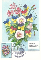 MONACO - Concours International De Bouquets 1984 - Tampon à Date D'émission - Cartoline Maximum