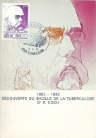 MONACO - Découverte De La Bacille De La Turberculose Par KOCH 1982 - Tampon à Date D'émission - Cartoline Maximum