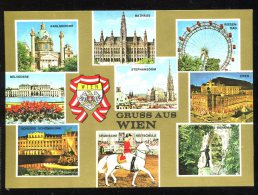 CPM Neuve Autriche Gruss Aus WIEN Souvenir De VIENNE Multi Vues - Wien Mitte