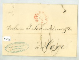 VOORLOPER * BRIEFOMSLAG * GELOPEN In 1847 Van ROTTERDAM Naar 's-GRAVENHAGE  (8259) - ...-1852 Prephilately