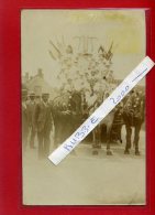 ARGENT SUR SAULDRE 1908 CAVALCADE CARTE PHOTO EN BON ETAT - Argent-sur-Sauldre