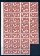 SOUTH  GEORGIA   1963    1/2d  Brown  Red   Part  Sheet  Of  38    MNH - South Georgia