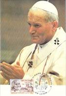 FRANCE RELIGION CATHOLIQUE VOYAGE  PAPE JEAN PAUL II Pope John Paul II Papst Johannes Paul II PAPA Jonas Paulius II - Covers & Documents