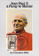 FRANCE RELIGION CATHOLIQUE VOYAGE  PAPE JEAN PAUL II Pope John Paul II Papst Johannes Paul II PAPA Jonas Paulius II - Covers & Documents