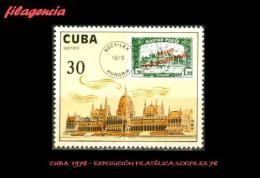 CUBA MINT. 1978-09 EXPOSICIÓN FILATÉLICA SOCPHILEX 78 - Unused Stamps