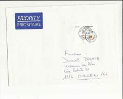 Enveloppe Timbrée  De Exp; Mr  Duding Jean-Daniel A Commugny 1241  Adressé A Mr Dreyer A Cointrin 1216 - Postage Meters