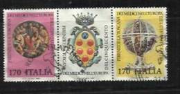 ITALIA REPUBBLICA ITALY REPUBLIC 1980 FIRENZE E LA TOSCANA DEI MEDICI SERIE SET BLOCCO BLOCK USATO USED OBLITERE' - Blocks & Sheetlets