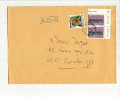 Enveloppe Timbrée  De Exp; Mr Peter Hurni-Moris A Pèry 2603   Adressé A Mr Dreyer A Cointrin 1216 - Frankeermachinen