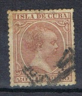 Sello 20 Ctos CUBA, Colonia Española, Num 139 º - Kuba (1874-1898)