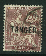 French:Tanger Ops On Maroc 1918 20c  VFU - Sonstige & Ohne Zuordnung