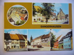 Germany: SANGERHAUSEN Rund Um Den Markt - 1980's Unused - Sangerhausen