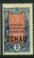 French:Tchad 1924-33 1f  MLH - Autres & Non Classés