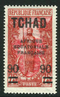 French:Tchad 1925-27 90c On 75c  MNH - Otros & Sin Clasificación