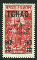 French:Tchad 1925-27 90c On 75c  MNH - Altri & Non Classificati