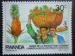 RWANDA 1985: COB 1232, (*) - LIVRAISON GRATUITE A PARTIR DE 10 EUROS - Neufs