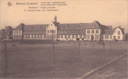 Wetteren-Quatrecht.  -  Provinciale Landbouwschool;  Hoofdgevel - Wetteren