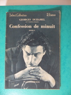 Confession De Minuit - Georges Duhamel 1936 - 63 Pages, édit Flammarion ( Roman ) - Schwarzer Roman
