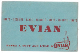 Buvard Evian - E