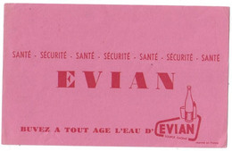 Buvard Evian - E