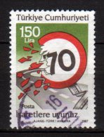 TURCHIA - 1987 YT 2524 USED - Usados