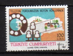 TURCHIA - 1988 YT 2572 USED - Usados