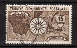 TURCHIA - 1954 YT 1212 USED - Used Stamps