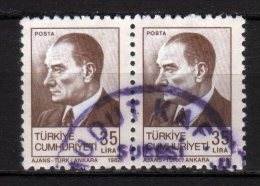 TURCHIA - 1982 YT 2355 X 2 USED - Gebruikt