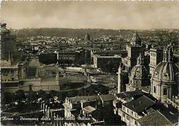 AFFASCINANTE PANORAMA DI ROMA VISTO DALLA TORRE DELLE MILIZIE. CARTOLINA DEL 1949 - Panoramic Views