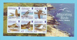 ALDERNEY OISEAUX MIGRATEURS MER 2005 / MNH** / CV 87 - Mouettes