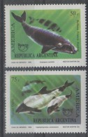 Argentina. 1993. Whales. America Issue. MNH Set. SCV = 4.50 - Baleines