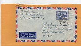 Taiwan Old Cover Mailed To USA - Covers & Documents