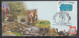 India 2010 Water Management  Camel  Water Tap  Hand Pump  Well Agriculture Watering  Special Cover # 47433 - Lettres & Documents