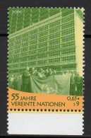 Nations Unies (Vienne) - 2000 - Yvert N° 326 **  - 55° Anniversaire Des Nations Unies - Ungebraucht
