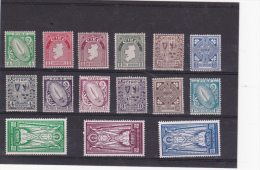 IRLANDE DEUXIEME SERIE COURANTE FILIGRANE  E  N° 78 à 92 - Unused Stamps