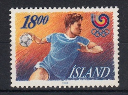 ISLANDIA 1988 - DEPORTES - HANDBALL -  YVERT Nº  641 - Nuovi