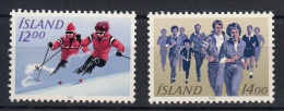 ISLANDIA 1983 - DEPORTES -  YVERT Nº  556-557 - Unused Stamps