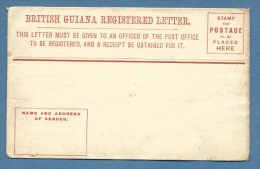 British Guiana Registered Letter FOUR CENTS - - Britisch-Guayana (...-1966)
