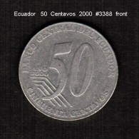 ECUADOR    50  CENTAVOS   2000  (KM # 108) - Ecuador