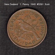 NEW ZEALAND    1  PENNY   1940  (KM # 13) - Nouvelle-Zélande