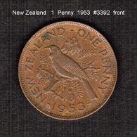 NEW ZEALAND    1  PENNY   1953  (KM # 24.1) - Nieuw-Zeeland