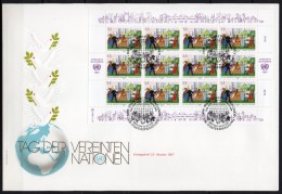 Nations Unies (Vienne) - 1987 - Yvert N° 75 & 76 - FDC - FDC