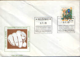 Finland-  FDC 1973- Security And Cooperation In Europe - Instituciones Europeas