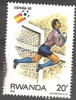 RWANDA   # STAMPS FROM YEAR 1982  "STANLEY GIBBONS 1114 " - Used Stamps