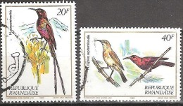 RWANDA   # STAMPS FROM YEAR 1983  "STANLEY GIBBONS 1147 + 1148 " - Oblitérés