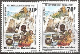 RWANDA   # STAMPS FROM YEAR 1981 "STANLEY GIBBONS 1087 " - Oblitérés